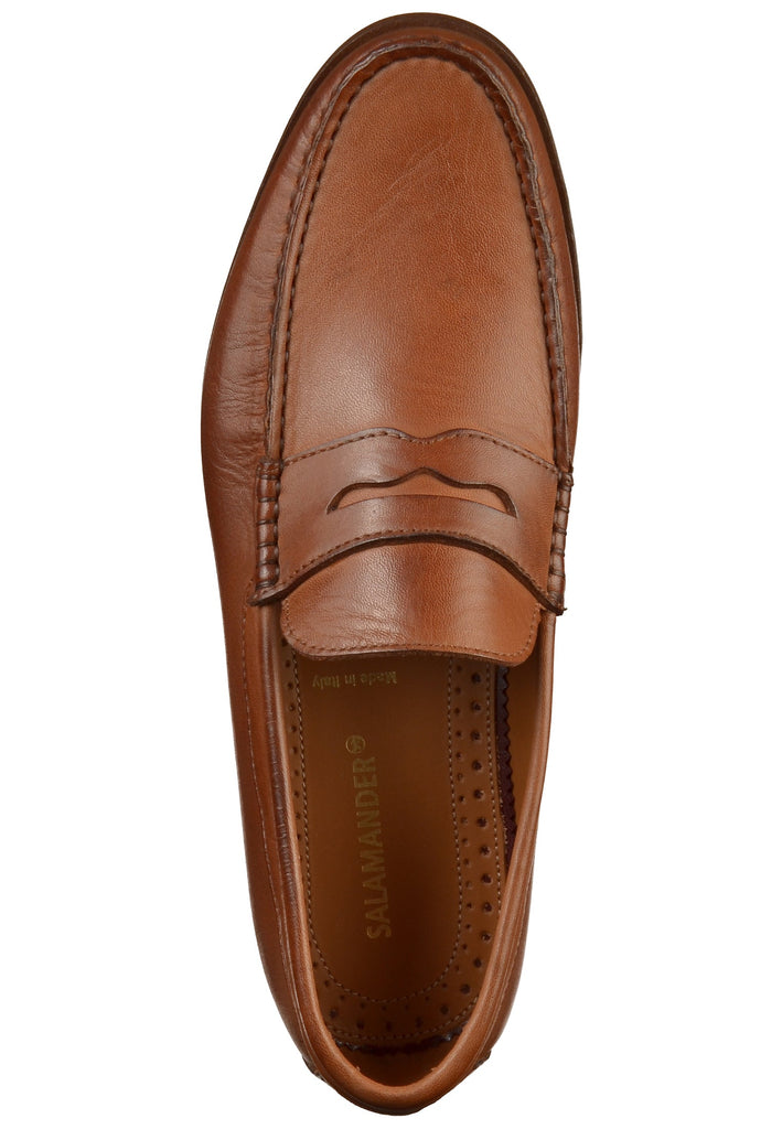 Salamander Slipper Leder Brandy