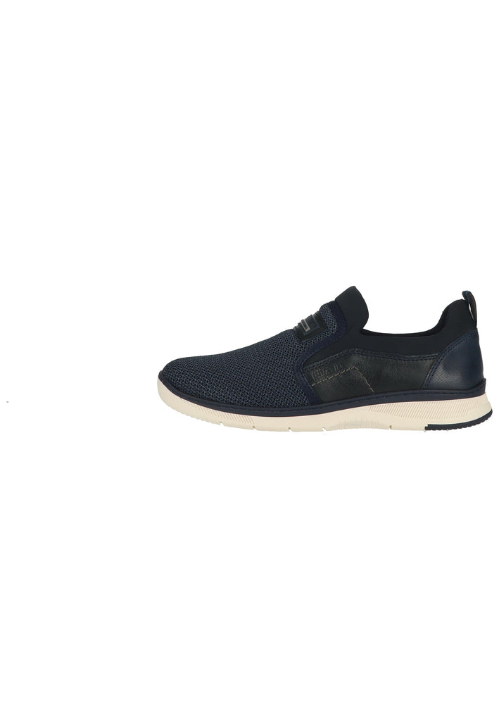 Salamander Slipper Leder/Textil Navy