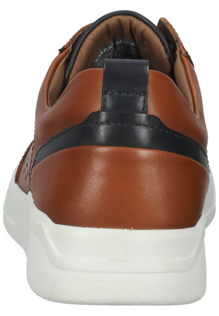 Salamander Sneaker Glattleder Braun/Blau