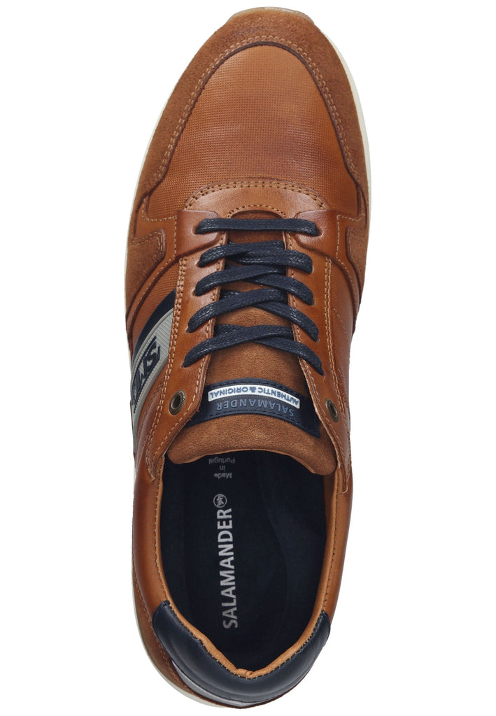 Salamander Sneaker Leder Braun/Blau