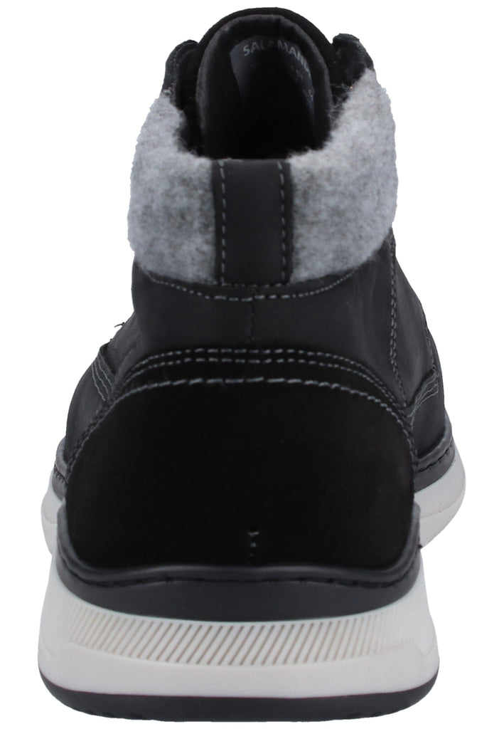 Salamander Sneaker Leder Schwarz Warmfutter