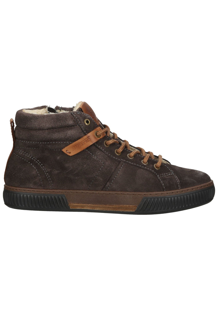 Salamander Sneaker Veloursleder Taupe Warmfutter
