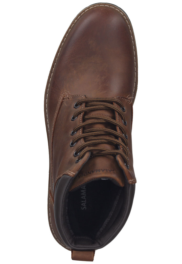 Salamander Stiefelette Glattleder Marrone Warmfutter