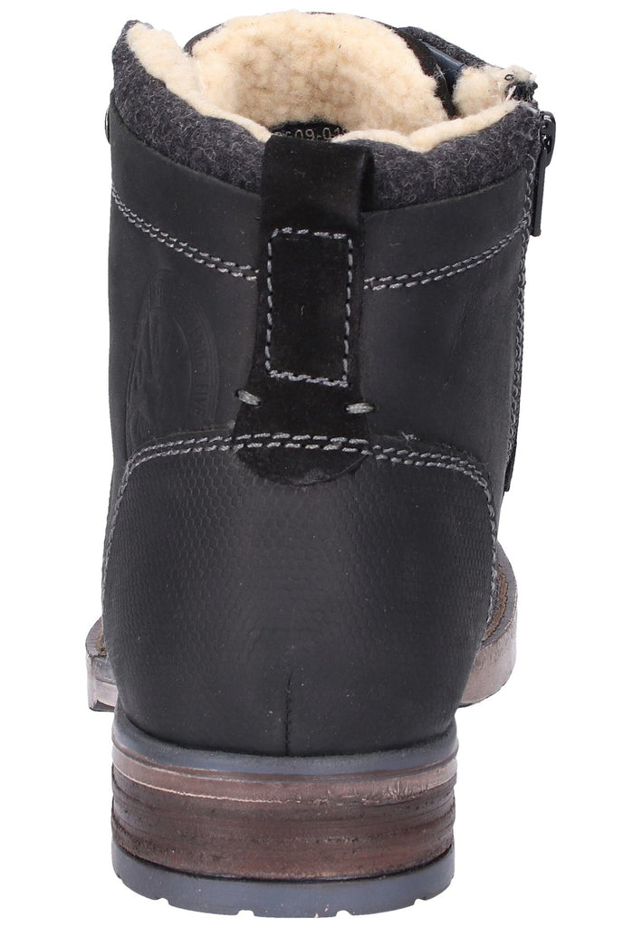 Salamander Stiefelette Leder Schwarz