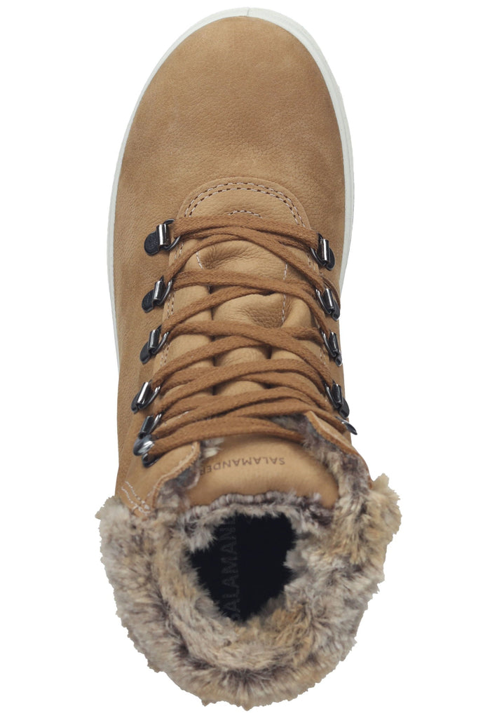 Salamander Stiefelette Leder/Textil Camel Warmfutter