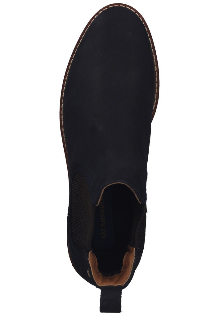 Salamander Stiefelette Leder/Textil Navy
