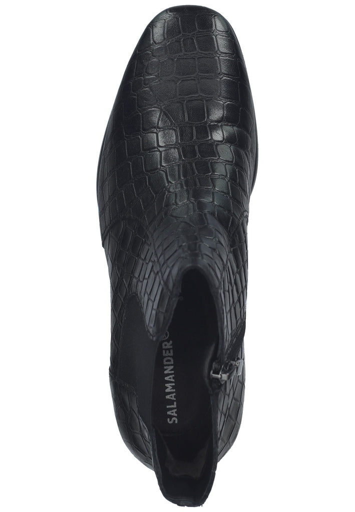 Salamander Stiefelette Leder/Textil Schwarz