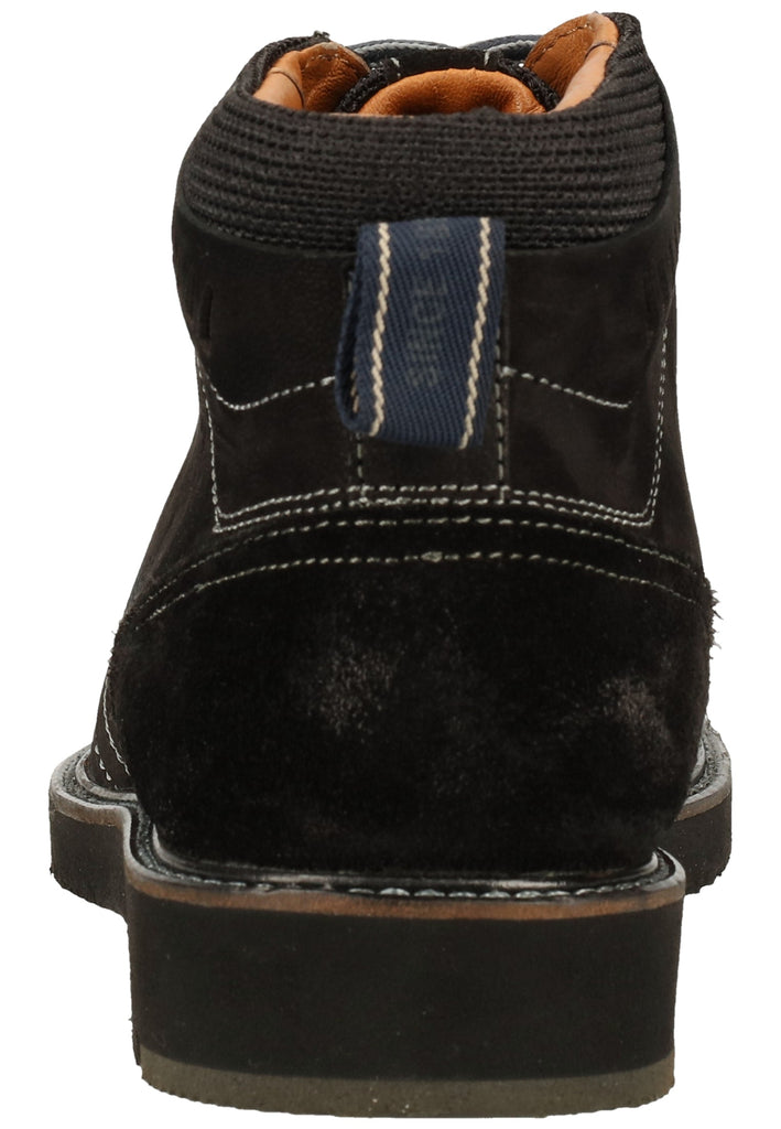 Salamander Stiefelette Nubukleder Schwarz