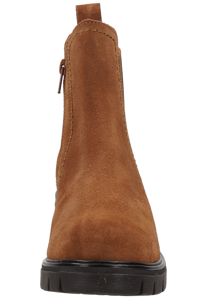 Salamander Stiefelette Veloursleder Cognac Warmfutter