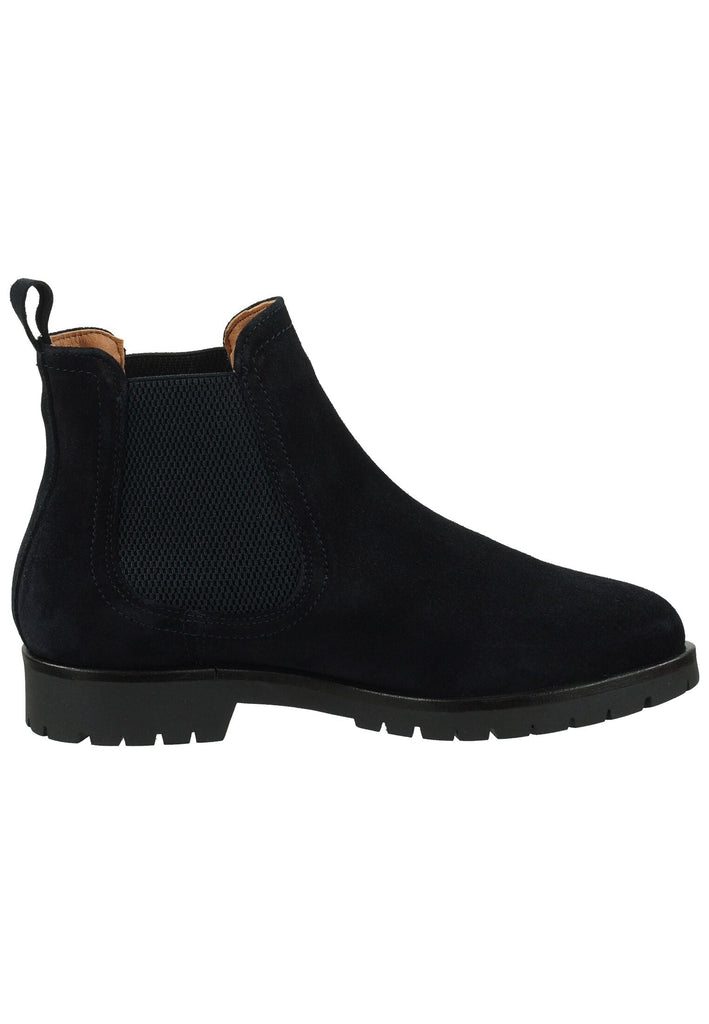 Salamander Stiefelette Veloursleder/Textil Navy Warmfutter