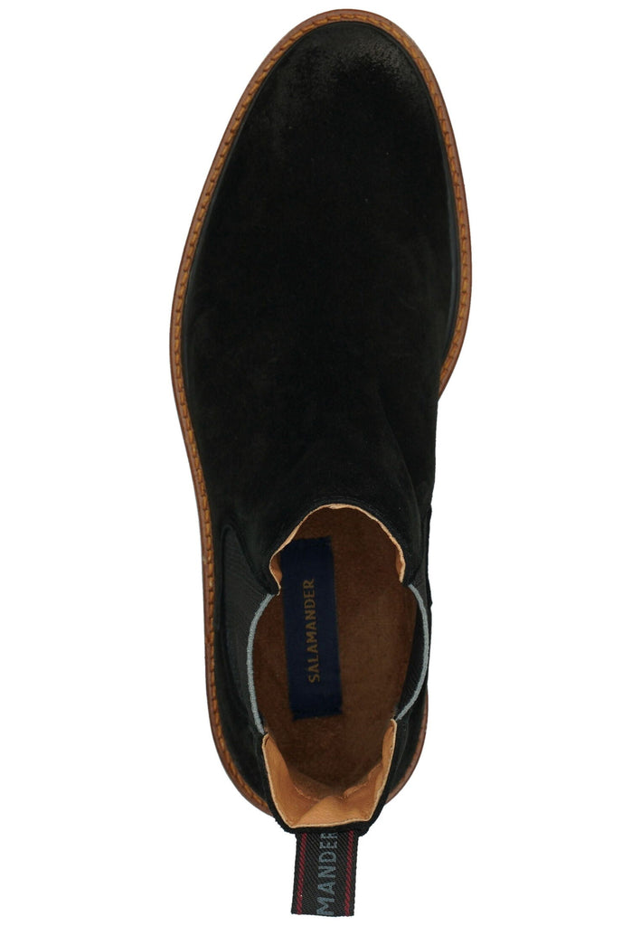 Salamander Stiefelette Veloursleder/Textil Schwarz