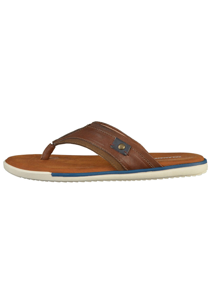 Salamander Zehensteg Leder/Textil Braun