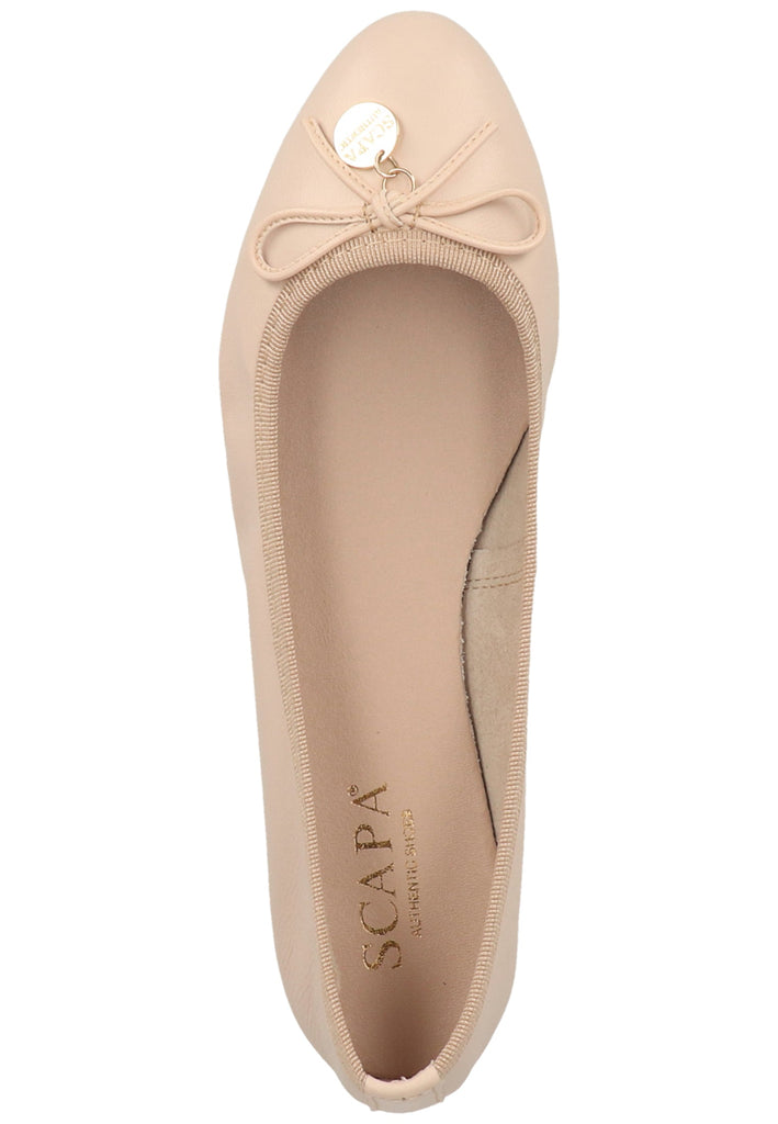 Scapa Ballerinas Leder Beige