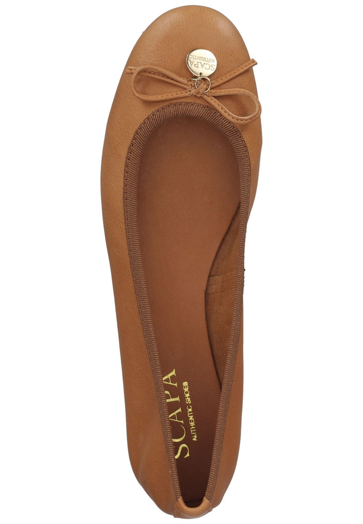 Scapa Ballerinas Leder Braun