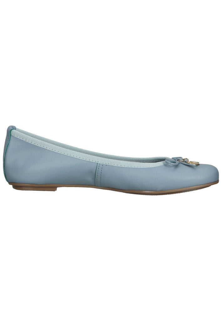 Scapa Ballerinas Leder Hellblau