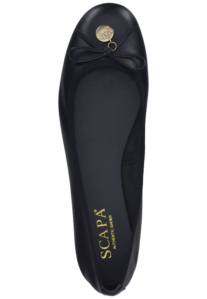 Scapa Ballerinas Leder Navy