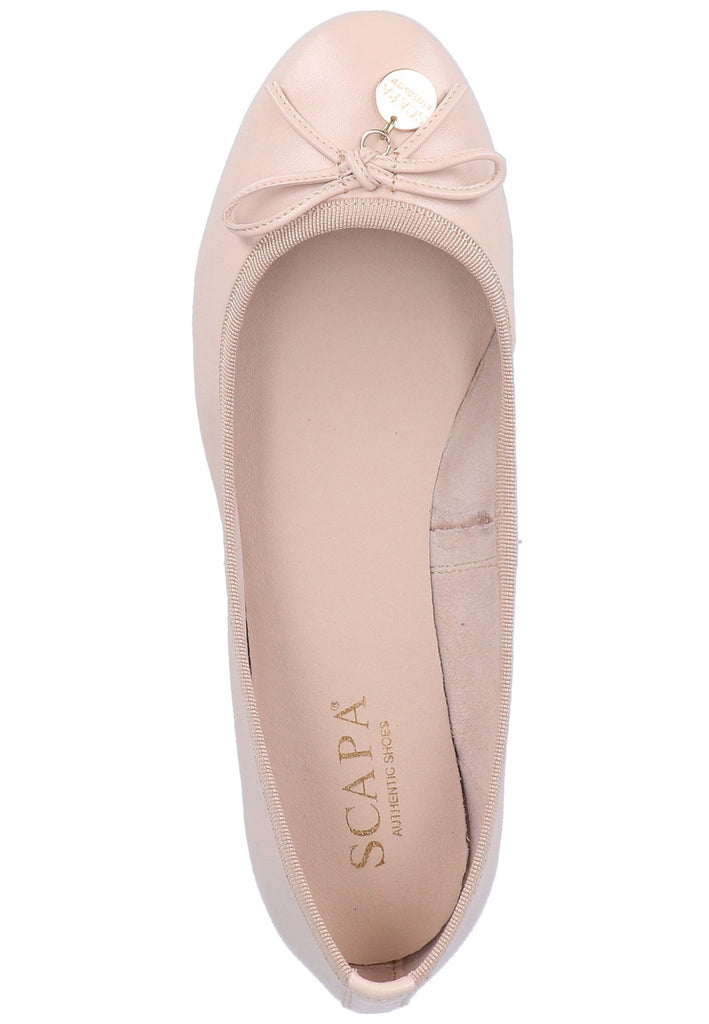 Scapa Ballerinas Leder Nude