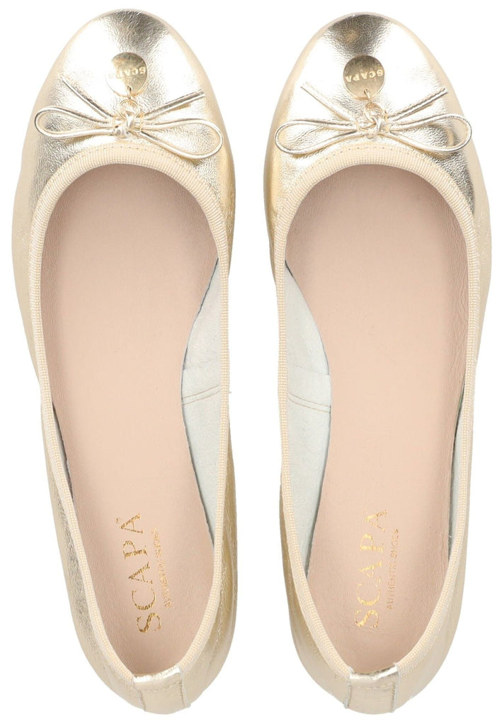 Scapa Ballerinas Leder Platin