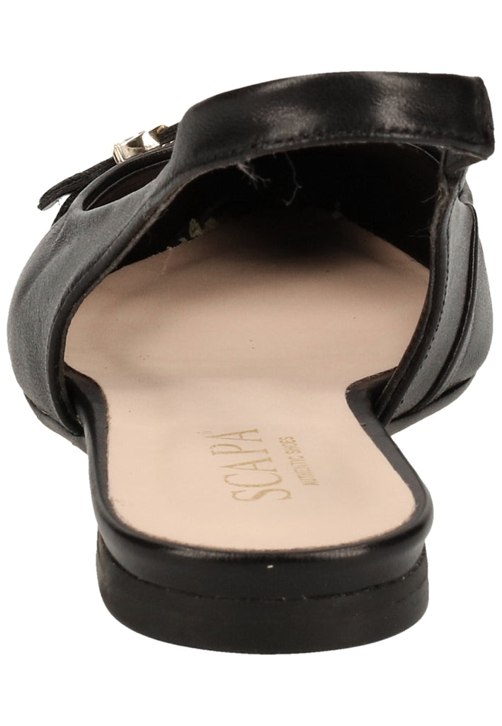 Scapa Ballerinas Leder Schwarz