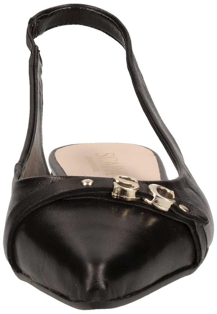 Scapa Ballerinas Leder Schwarz