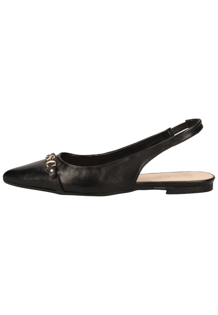 Scapa Ballerinas Leder Schwarz