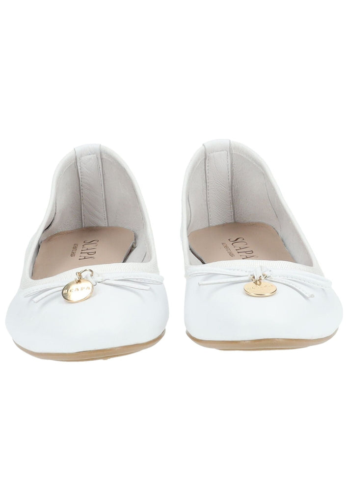 Scapa Ballerinas Leder Weiß