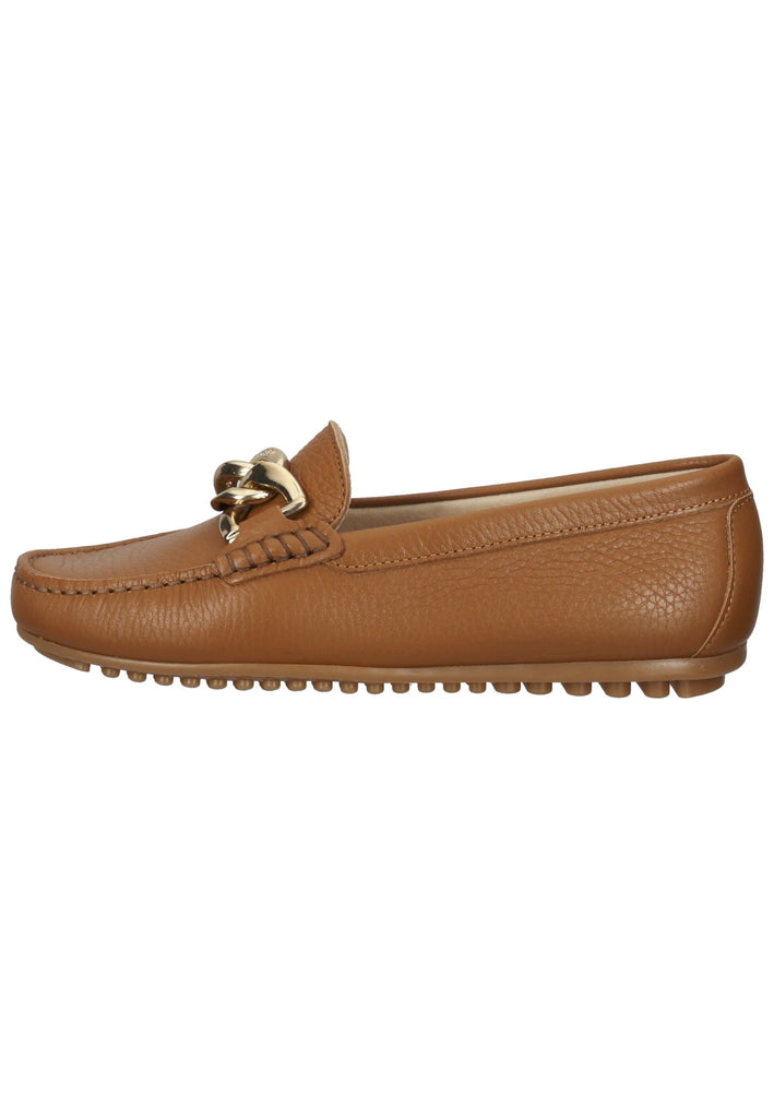 Halbschuhe Scapa Mokassin Leder Cuoio