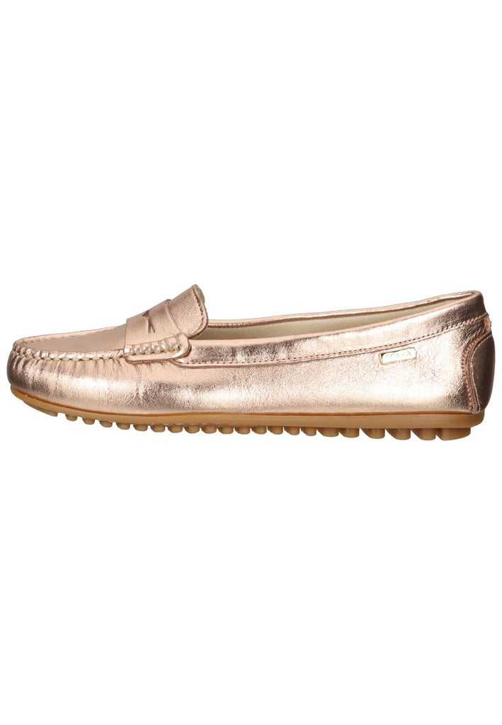Halbschuhe Scapa Mokassin Leder Nude