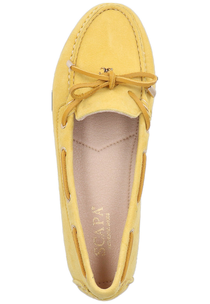 Scapa Mokassin Leder Gelb