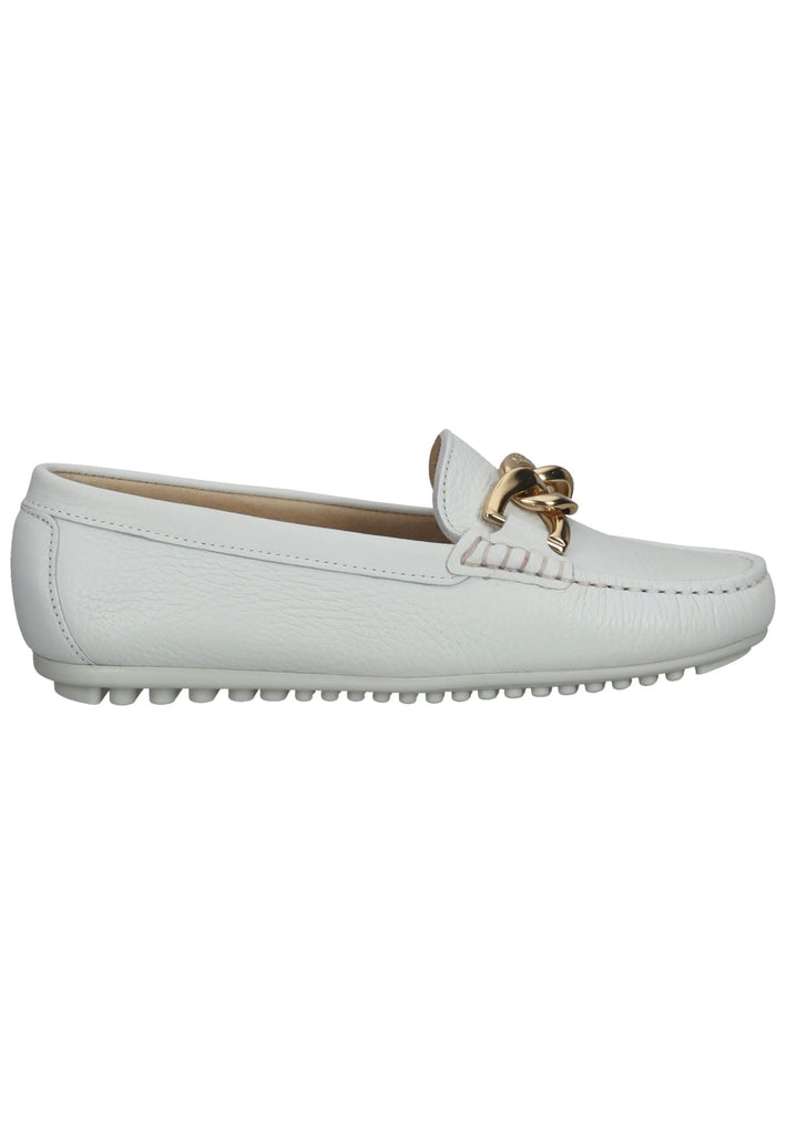 Scapa Mokassin Leder Weiß