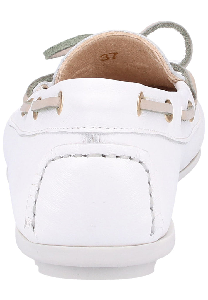 Scapa Mokassin Leder Weiß