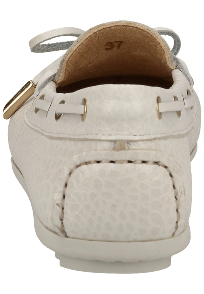 Scapa Mokassin Leder Weiß
