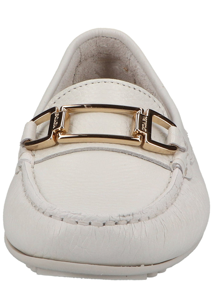 Scapa Mokassin Leder Weiß