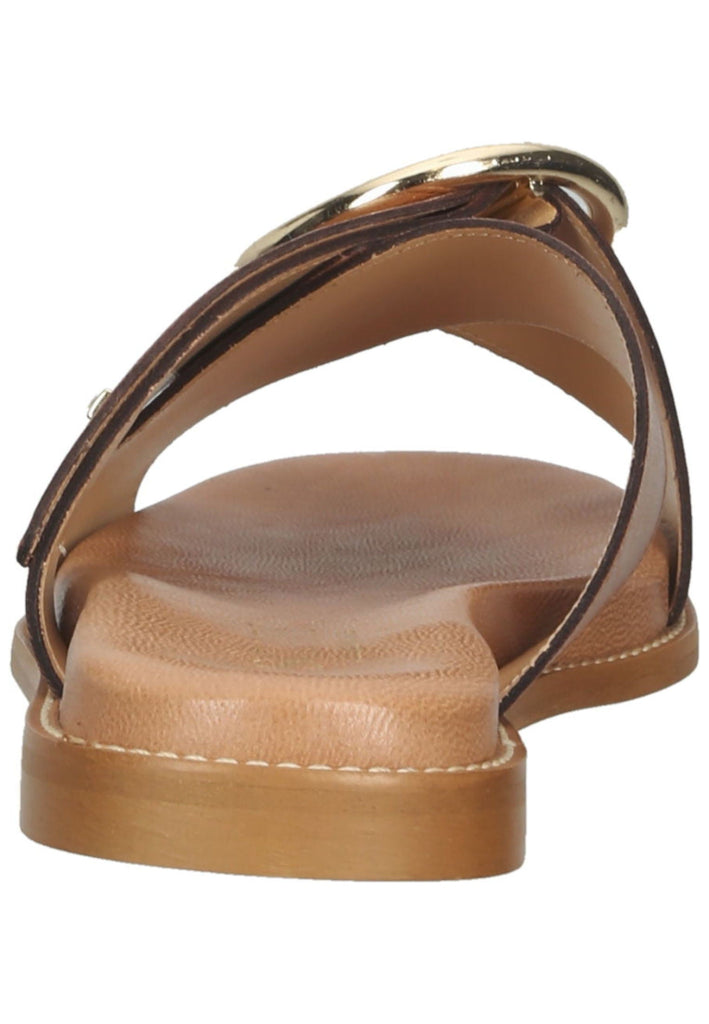 Scapa Pantoletten Leder Camel