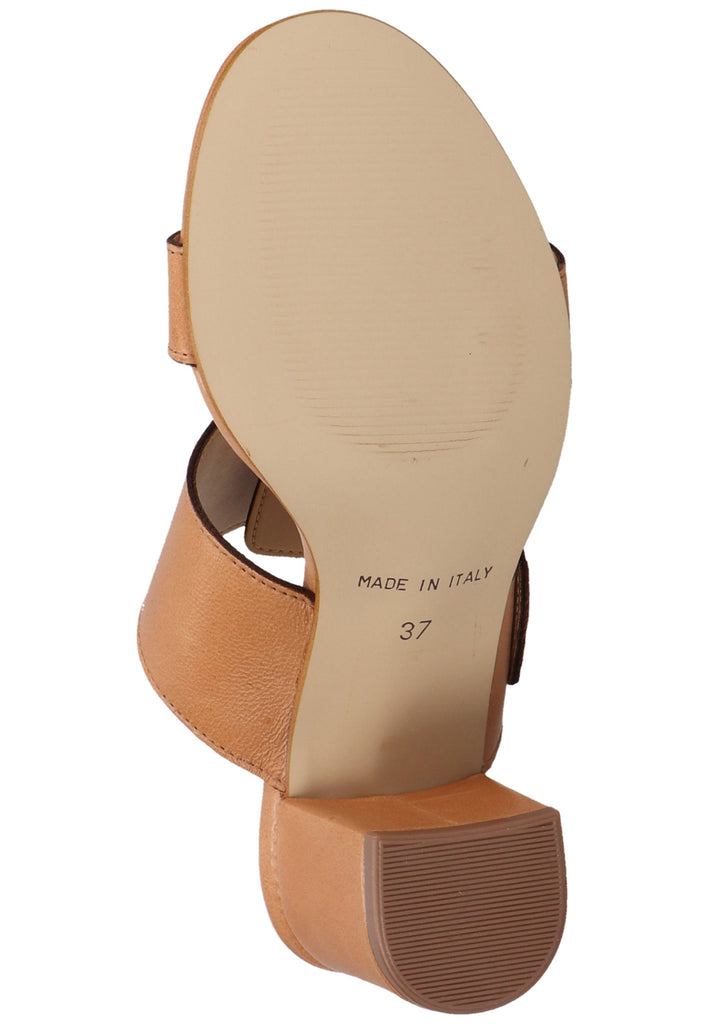 Scapa Pantoletten Leder Camel