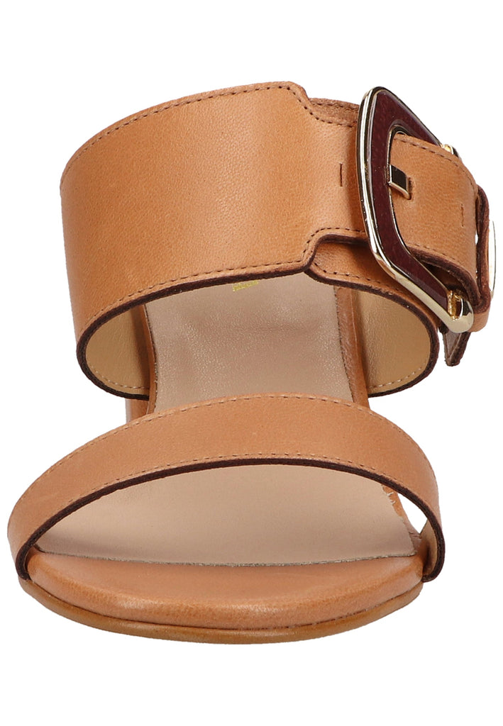 Scapa Pantoletten Leder Camel