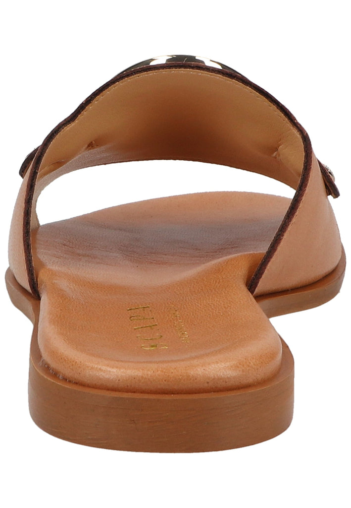 Scapa Pantoletten Leder Camel