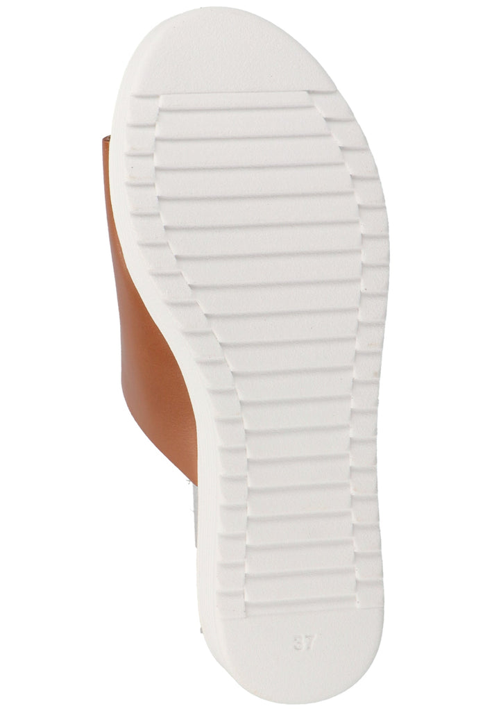 Scapa Pantoletten Leder Cognac