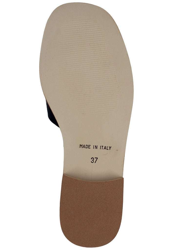 Scapa Pantoletten Leder Schwarz