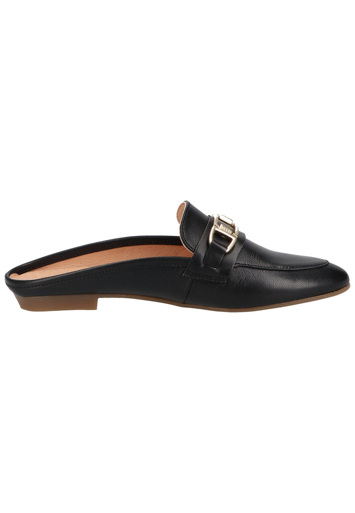 Scapa Pantoletten Leder Schwarz
