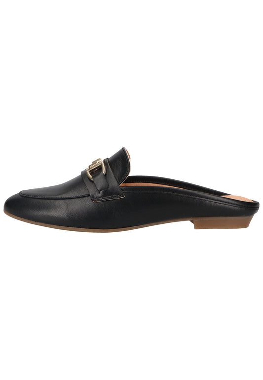 Scapa Pantoletten Leder Schwarz