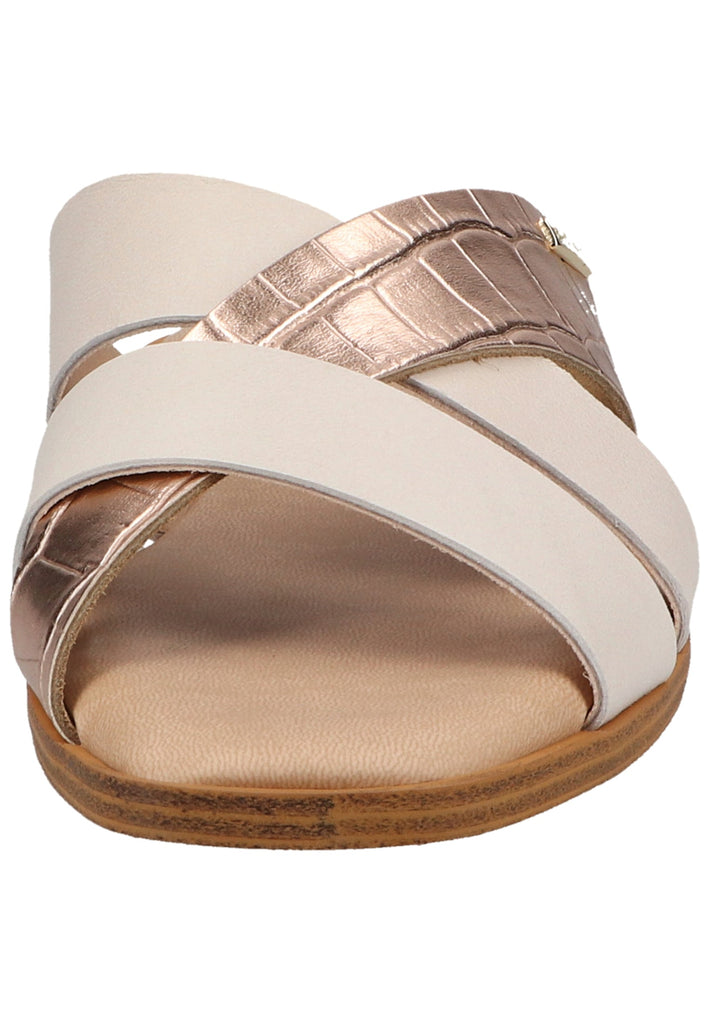 Scapa Pantoletten Leder/Synthetik Weiß