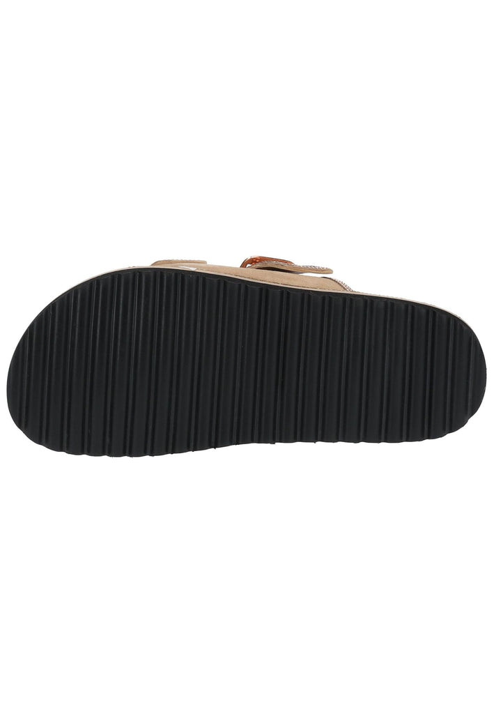 Scapa Pantoletten Leder/Textil Nude