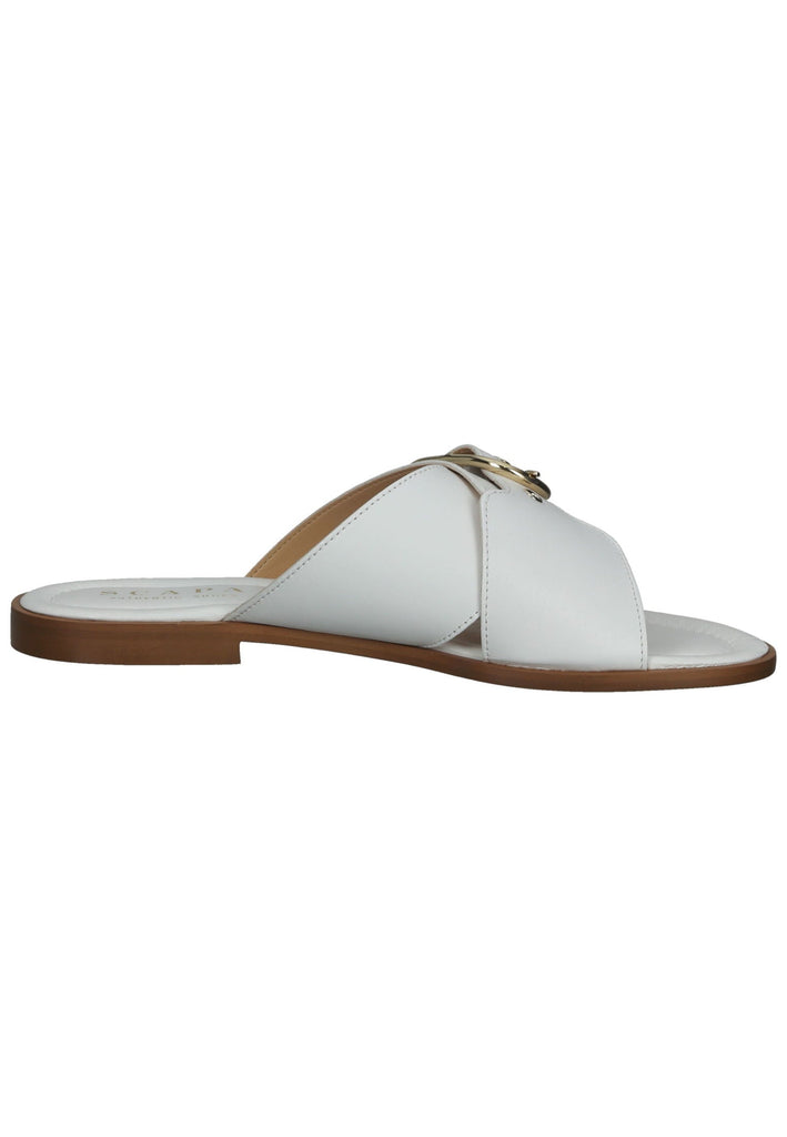 Scapa Pantoletten Leder Weiß