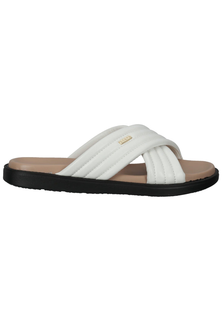 Scapa Pantoletten Leder Weiß