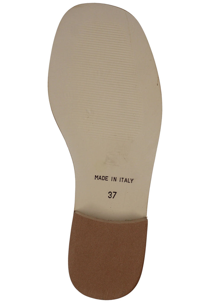 Scapa Pantoletten Leder Weiß