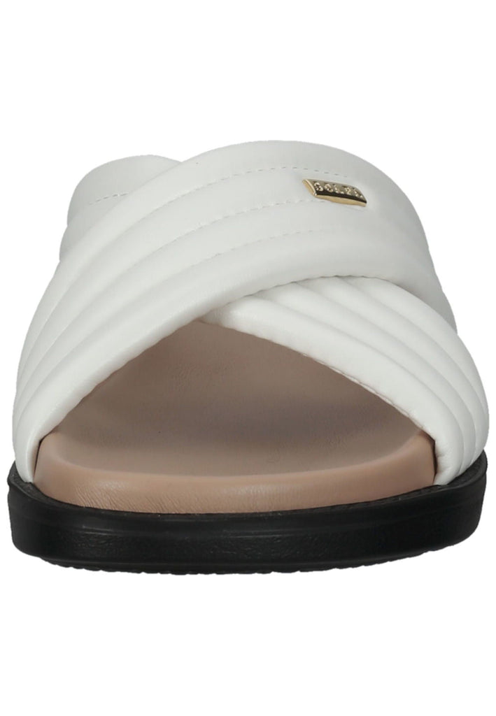 Scapa Pantoletten Leder Weiß