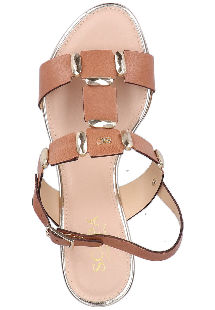 Scapa Sandalen Leder Cognac