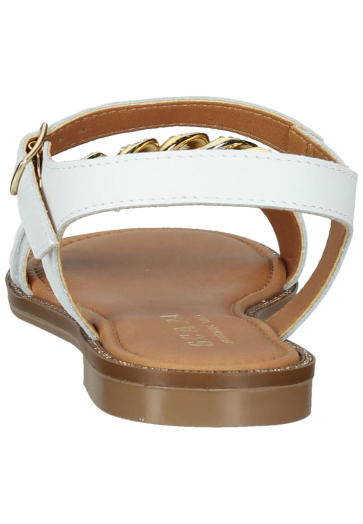 Scapa Sandalen Leder Weiß