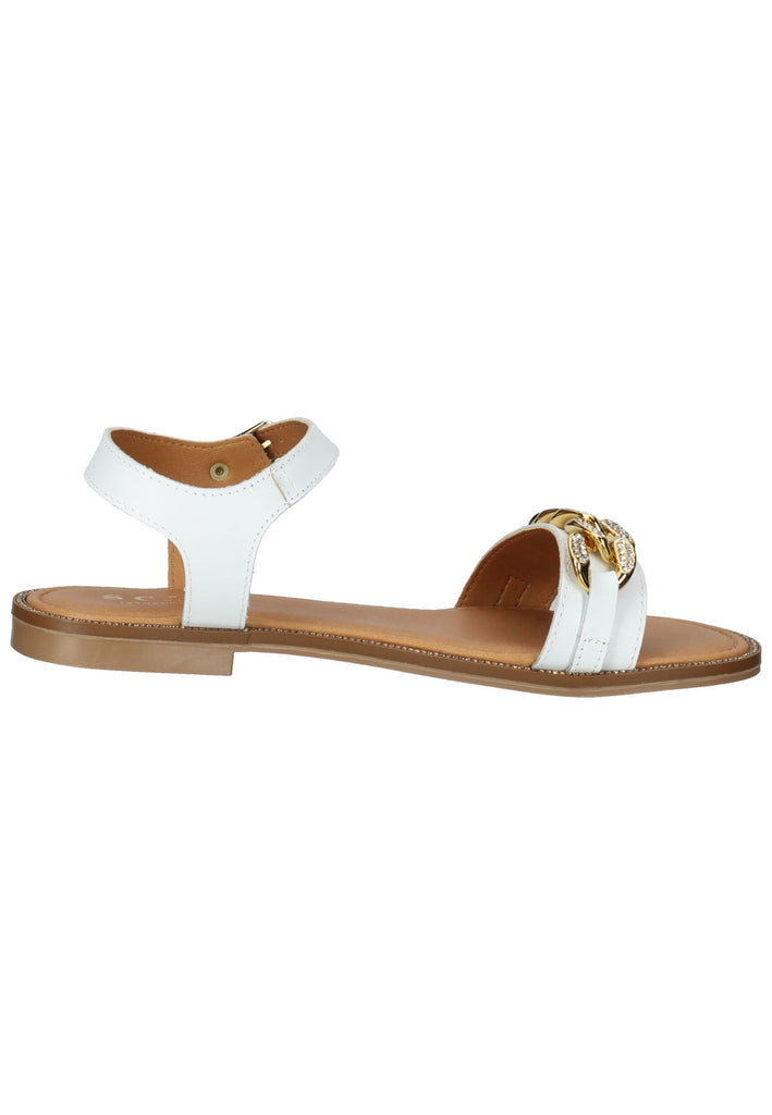 Scapa Sandalen Leder Weiß